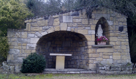 La grotte de la Vièrge patrimoine local et religieux - Mairie de Failly - Vrémy